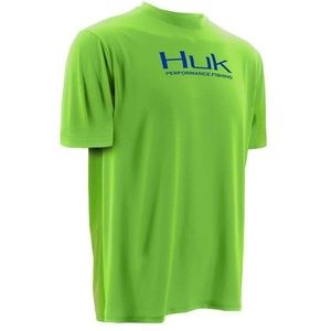 Huk Performance Fishing Black Icon Shirt Sz L NEW NWT